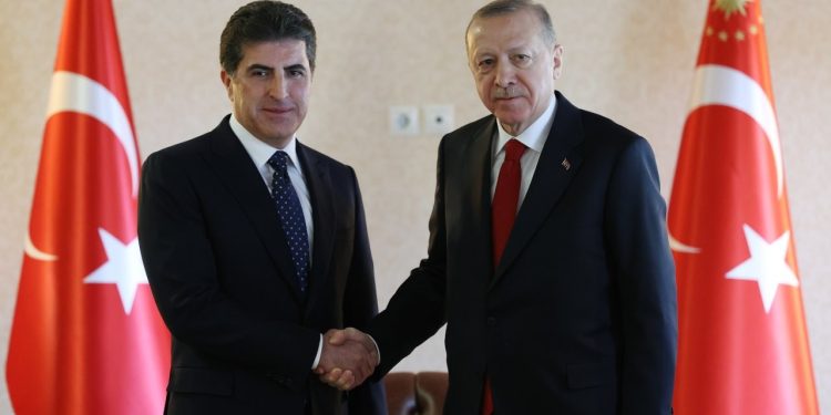 Cumhurbaşkanı Erdoğan, IKBY Başkanı Barzani ile görüştü