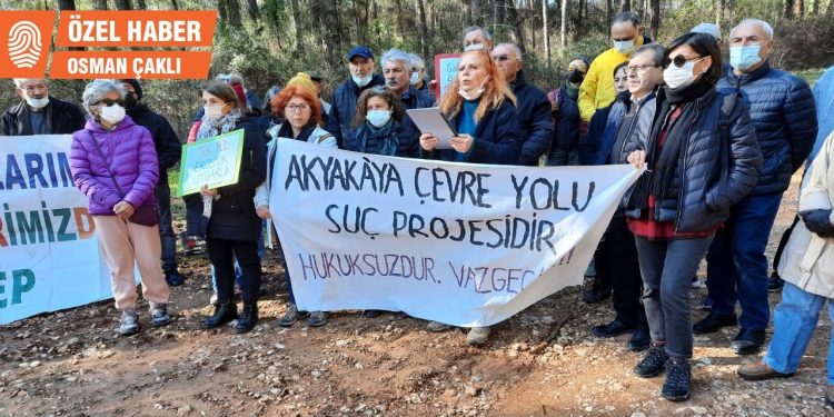 Muğla’da orman bakım izni kılıfıyla çevre yolu inşaatı