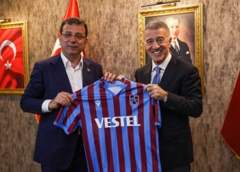 İBB Başkanı Ekrem İmamoğlu’ndan Trabzonspor’a ziyaret