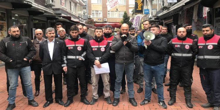 Samsun’da motokuryelerden protesto: Esnaf kurye modeli dayatılıyor